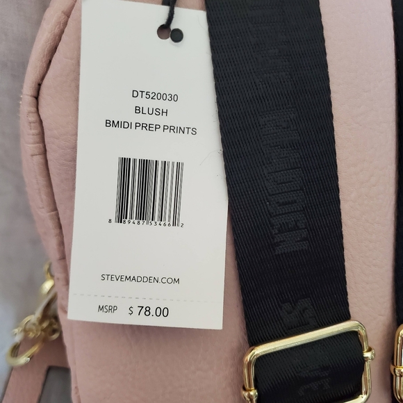 SOLD! NWT- Steve Madden Blush Backpack - Picture 6 of 8